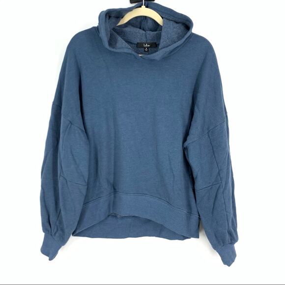 Lulus Pullover Hoodie Sweater Blue Women's Size Small NEW - Picture 5 of 5